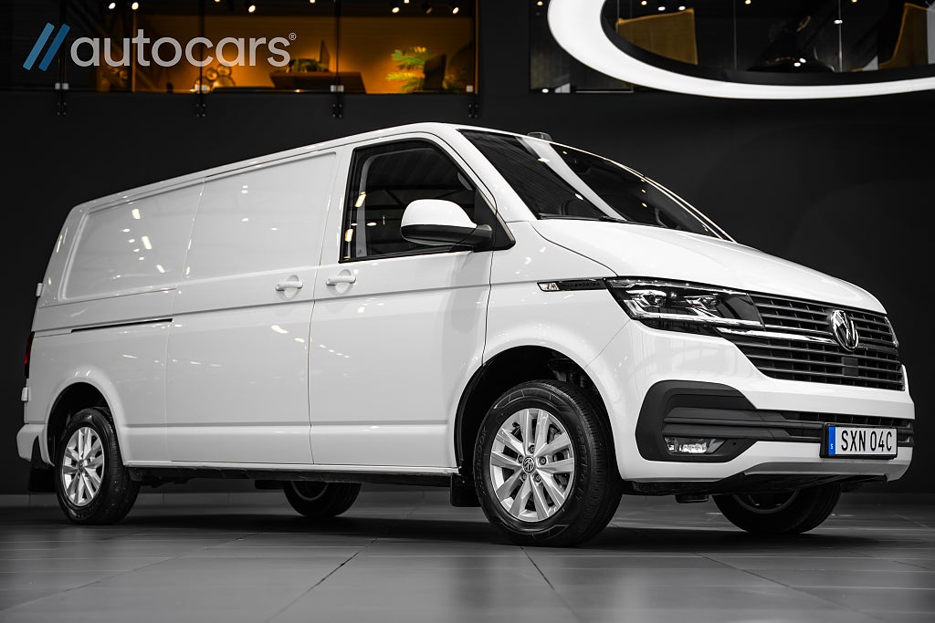 Volkswagen Transporter 150hk L2|Leasbar|Inredd |2xdörr