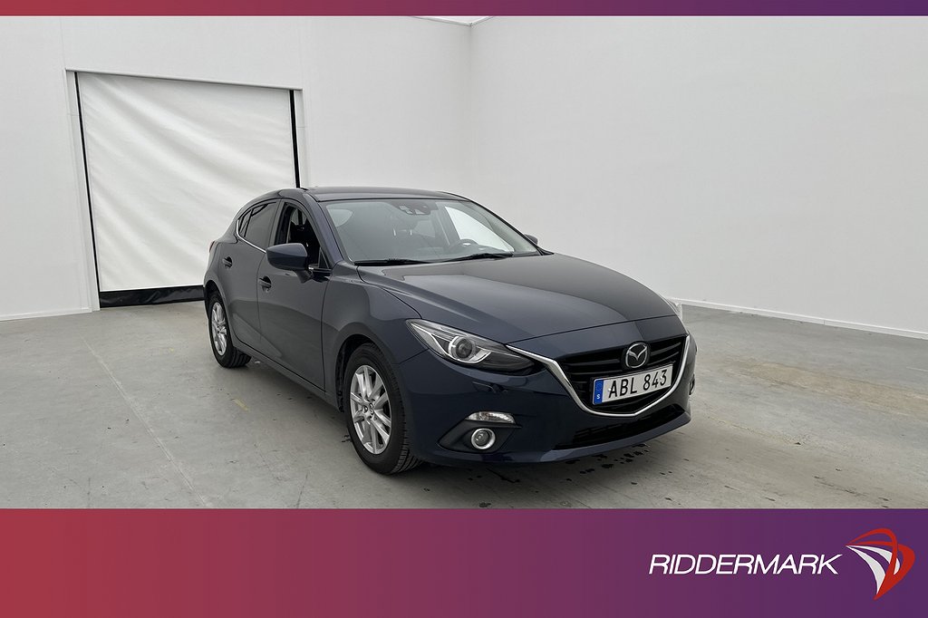 Mazda 3 Sport 2.2 150hk Optimum BOSE HUD Kamera Navi Drag