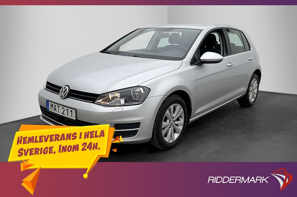 Volkswagen Golf 1.6 TDI 110hk Carplay 0.38l/mil