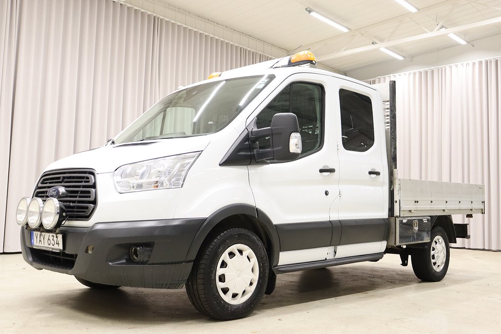 Ford Transit 350 TDCi 155HK Flak Drag Värmare EnÄgare Moms