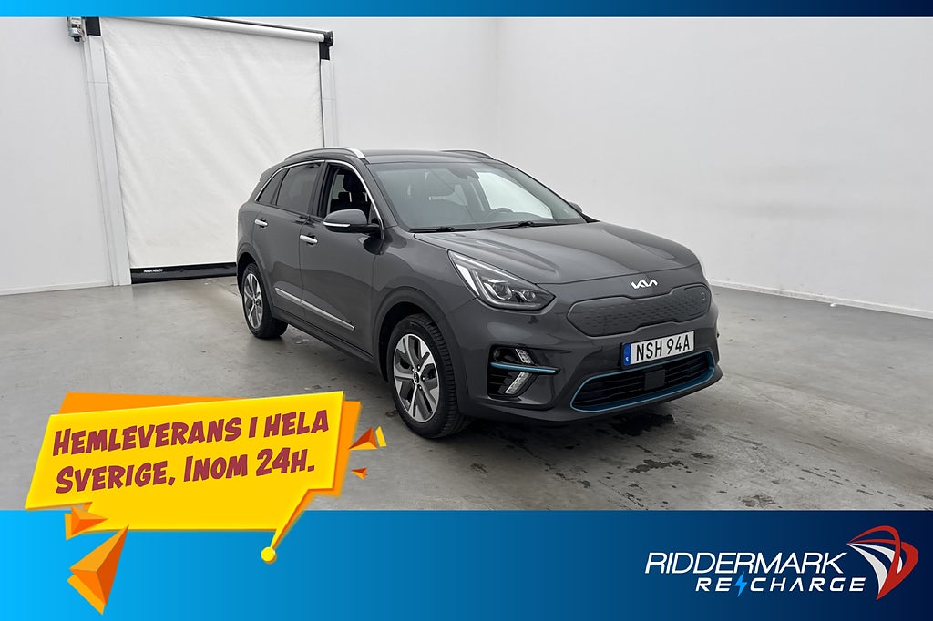 Kia E-Niro 64 kWh Advance Plus Kamera Skinn CarPlay Rattvärm