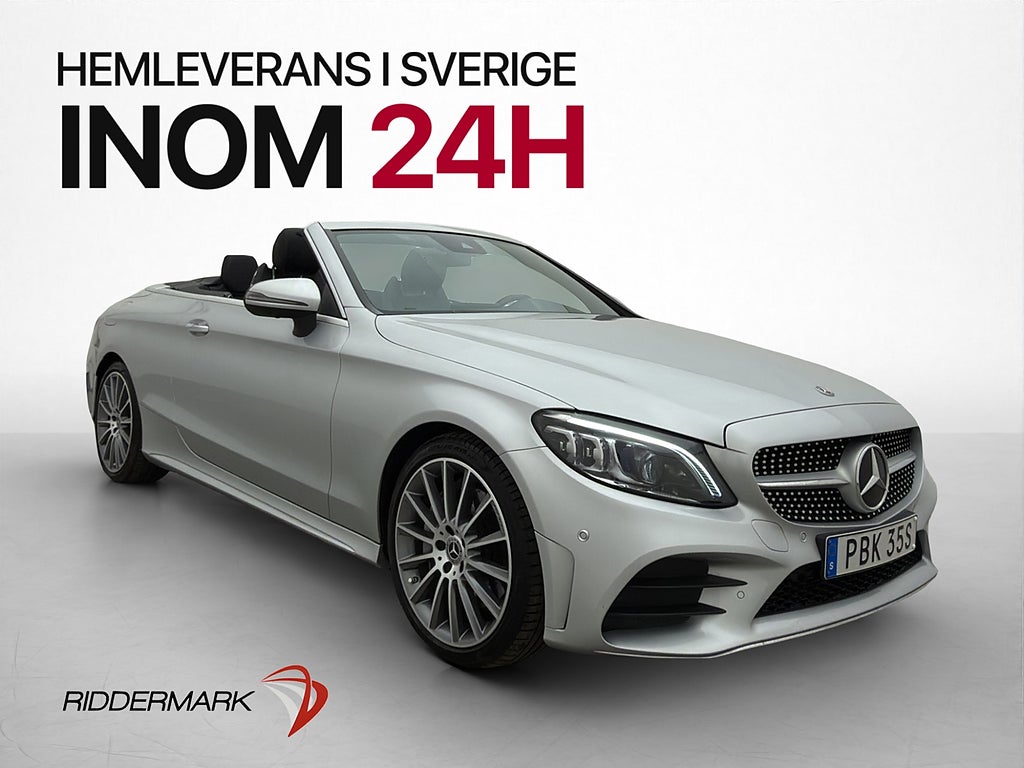 Mercedes-Benz C 300 Cabriolet 258hk AMG Line Burmester 360°