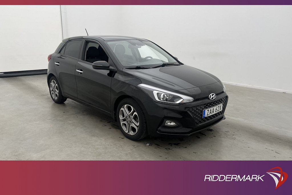 Hyundai i20 1.2 84hk Premium Kamera Rattvärme CarPlay