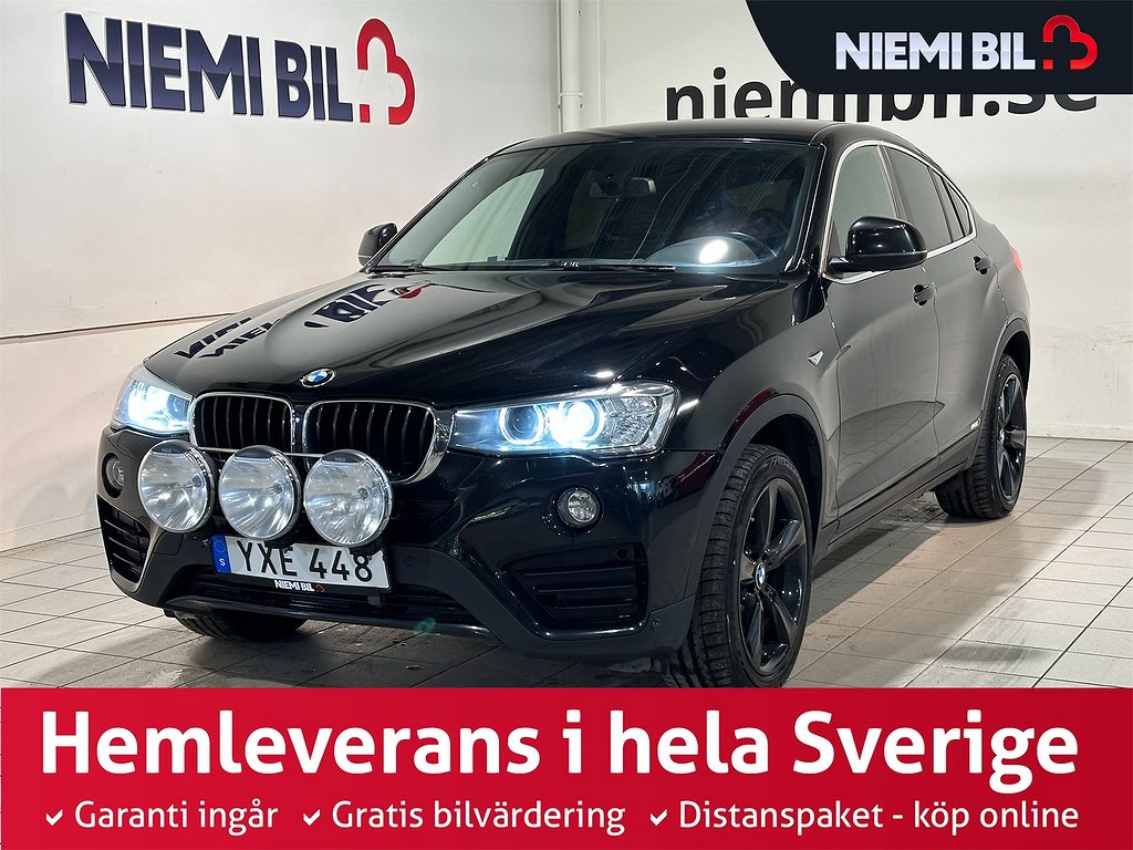 BMW X4 xDrive20d Steptronic Drag Kamera Mvärm S/V-hjul