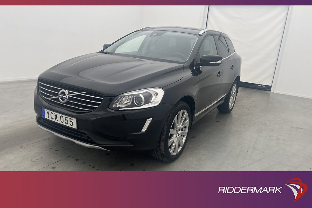 Volvo XC60 D4 AWD Summum VOC Värm Pano Skinn Sensorer Drag