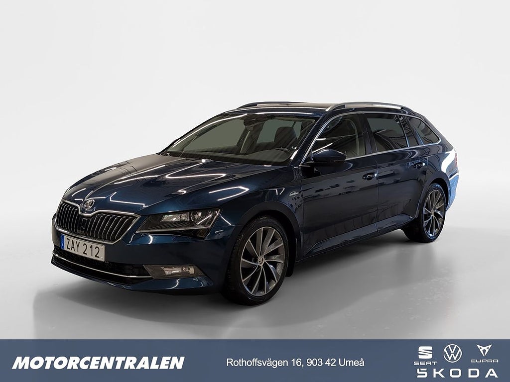 Skoda Superb Combi L&K 2,0 TDI 190HK 4X4/Drag/Backkamera/Värmare