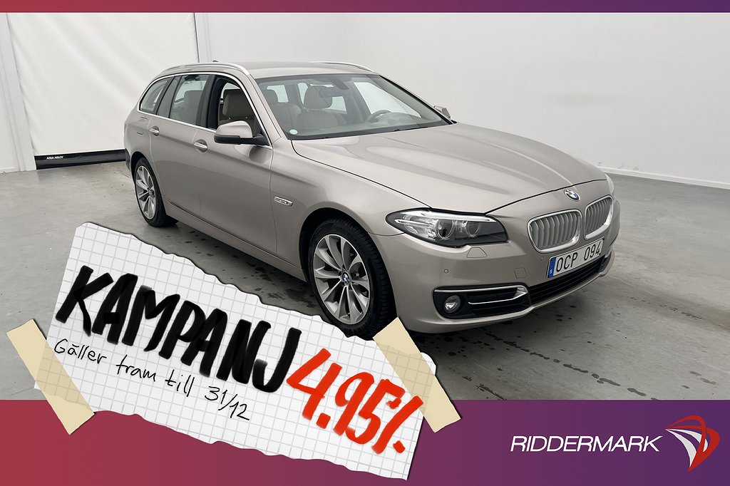 BMW 520 d xDrive 185hk Modern Line Skinn Sensor 4,95% Ränta