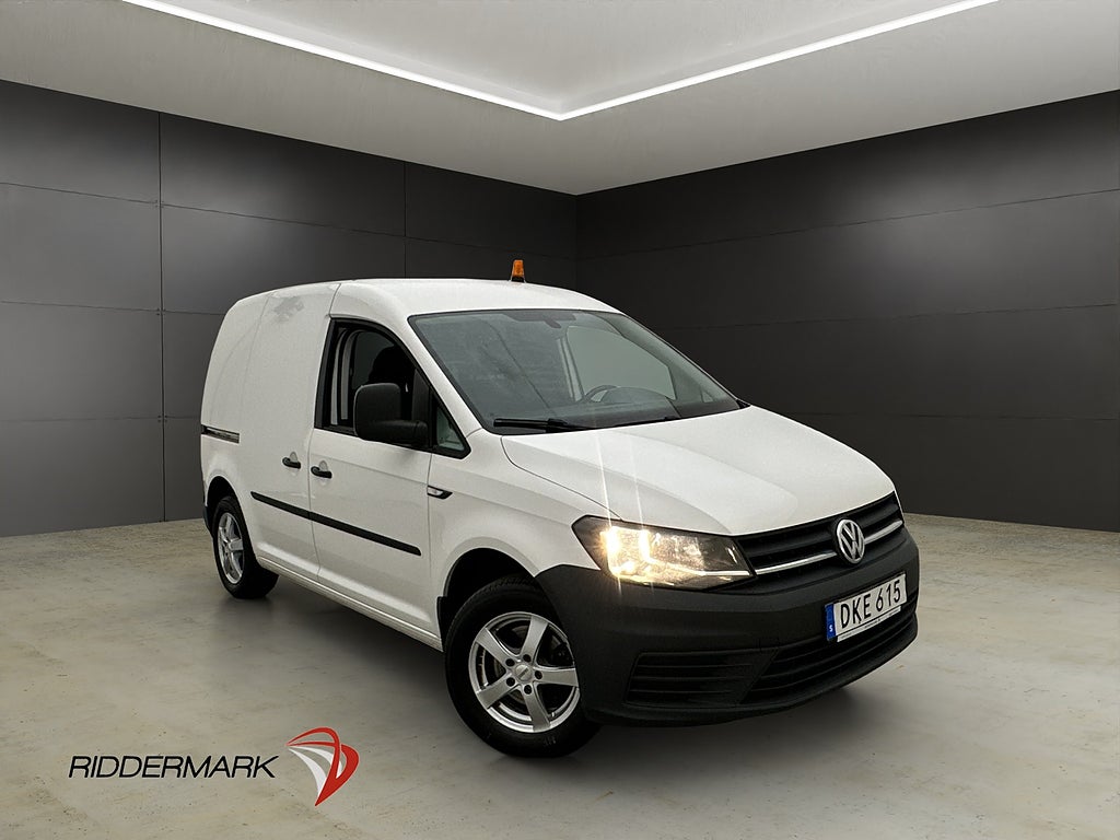 Volkswagen Caddy 1.6TDI Fjärr-Värmare Dragkrok Bluetooth