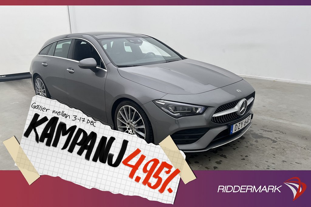 Mercedes-Benz CLA 200 SB AMG Pano Bu 4,95% Ränta