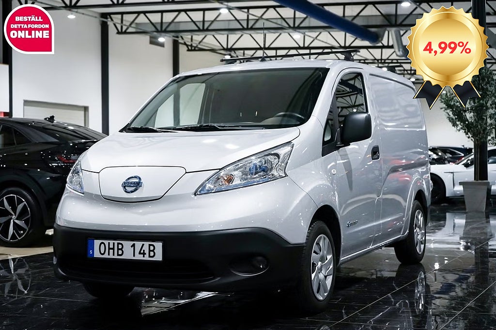 Nissan e-NV200 Van 40 kWh EL Bil Kamera Skåpbil 