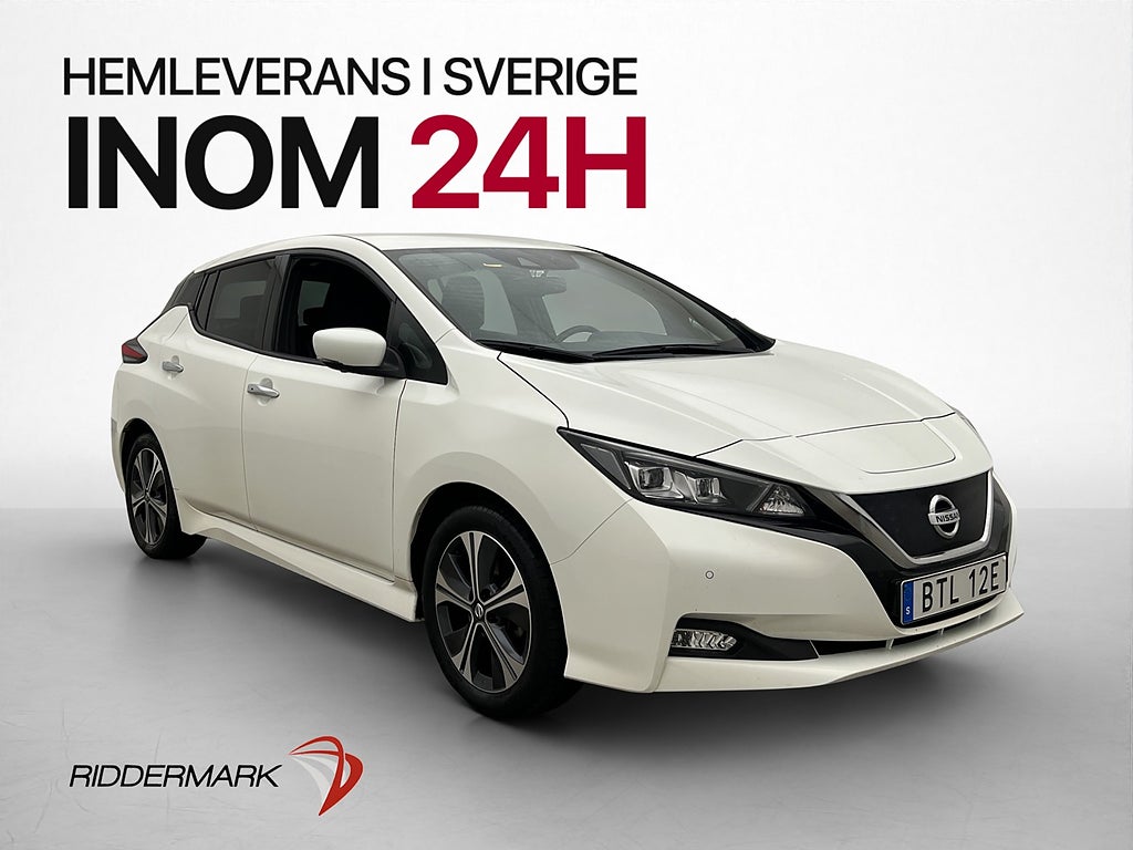 Nissan Leaf 40 kWh 150hk 360° Kamera Navi Adaptiv CarPlay