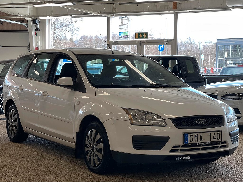 Ford Focus Kombi 1.8 Flexifuel 125hk Dragkrok, NyBes 0%RÄNTA