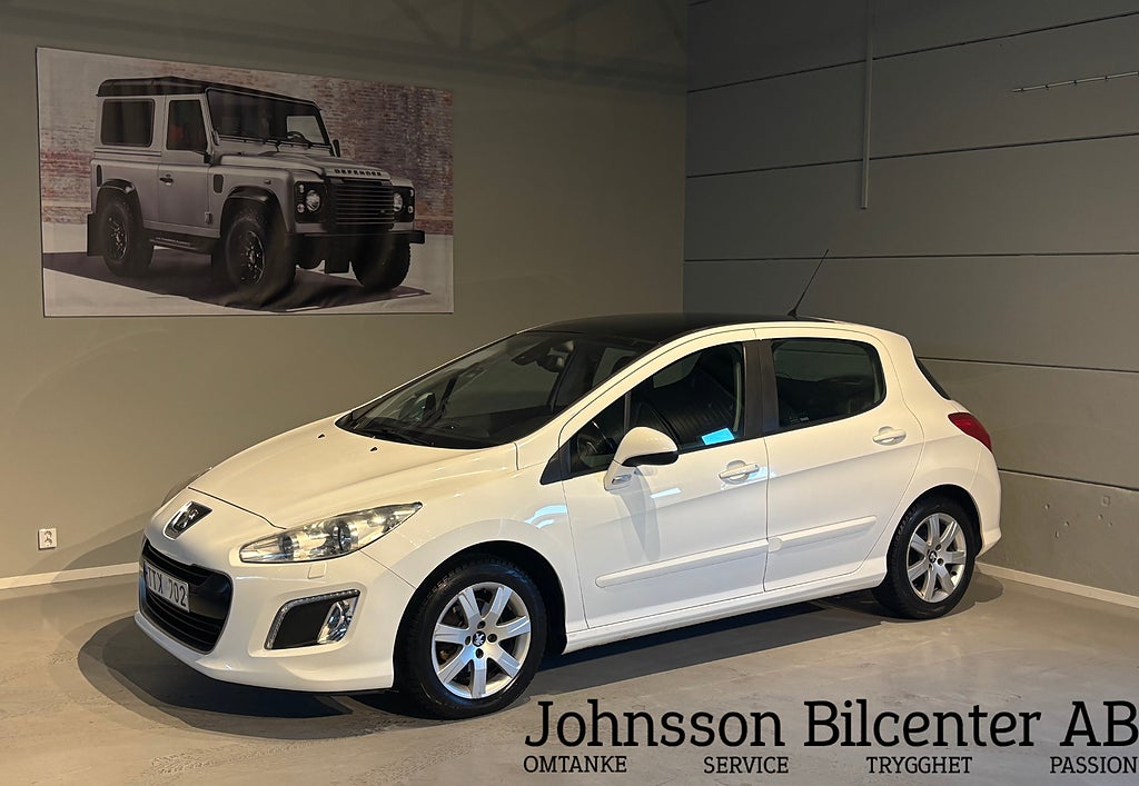 Peugeot 308 5-dörrar 1.6 e-HDi Glastak Nykamrem 0.41L/milen 111hk 