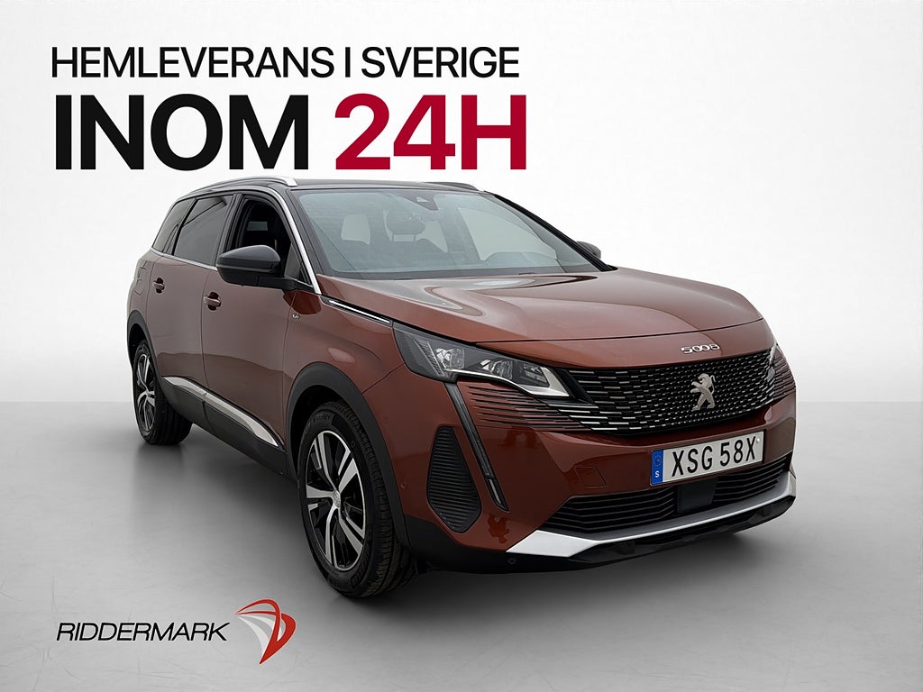 Peugeot 5008 1.2 PureTech GT 7-Sits Kamera CarPlay MOMS