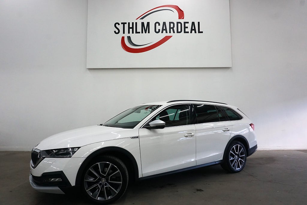 Skoda Octavia Scout 2.0 TDI 200hk 4x4, Kamera, P,Värm, BLIS, MOMS, CarPlay