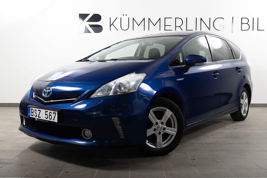 Toyota Prius Hybrid 7-sits CVT Pano/HuD/Backkamera