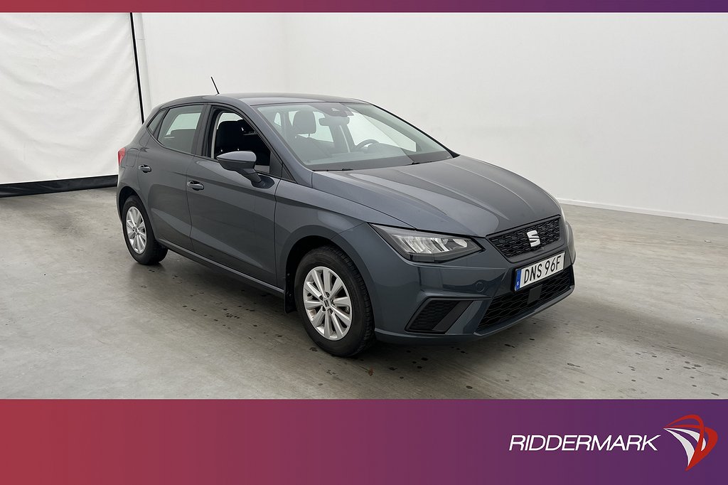 Seat Ibiza EcoTSI 95hk Komfort Sensorer CarPlay Farthållare