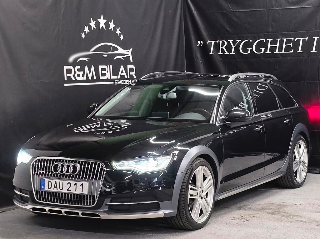 Audi A6 Allroad quattro, 1-ägare, Drag, Luft-fjäd, Bose-ljud, Ny Serv!!