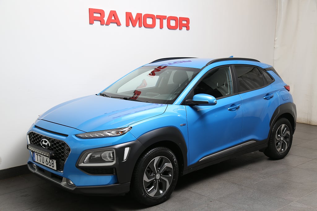 Hyundai Kona Hybrid 1,6 GDI 141hk Premium Aut 1ägare Motorv Drag 2020