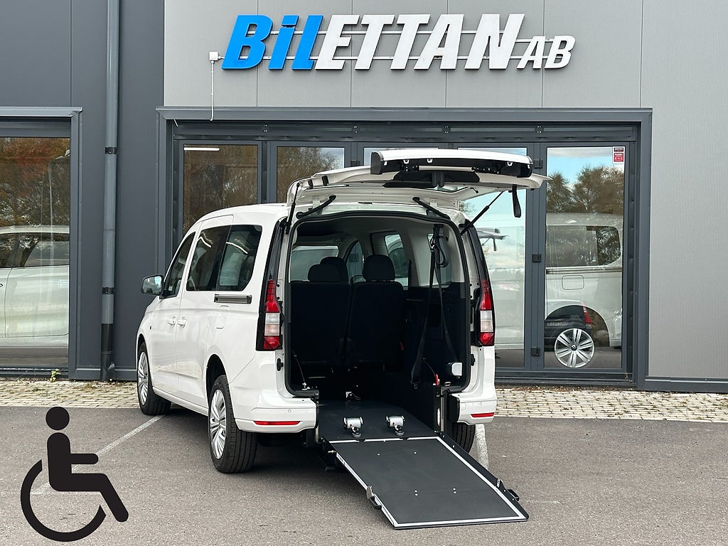 Volkswagen Caddy Maxi 1.5 TSI|Handikappanpassad|Golvsänkt