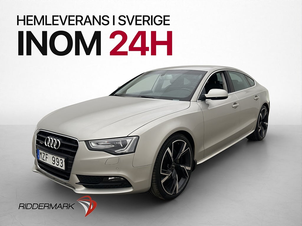 Audi A5 Sportback TFSI 211hk Quattro Sensorer Bluetooth
