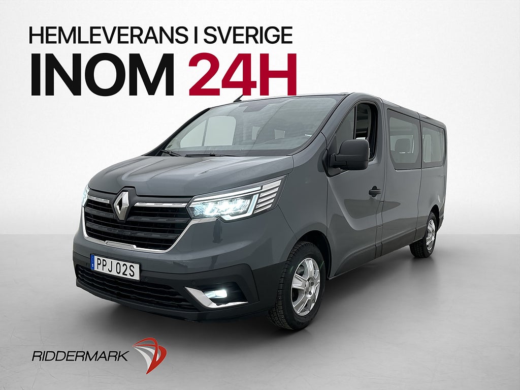 Renault Trafic Kombi Lång 170hk B-Kamera Drag 9-Sits Moms