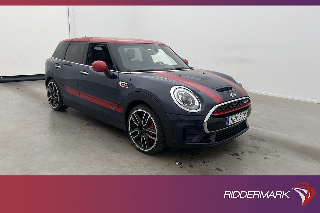 MINI Clubman ALL4 231hk JCW H/K Pano HUD Kamera Drag