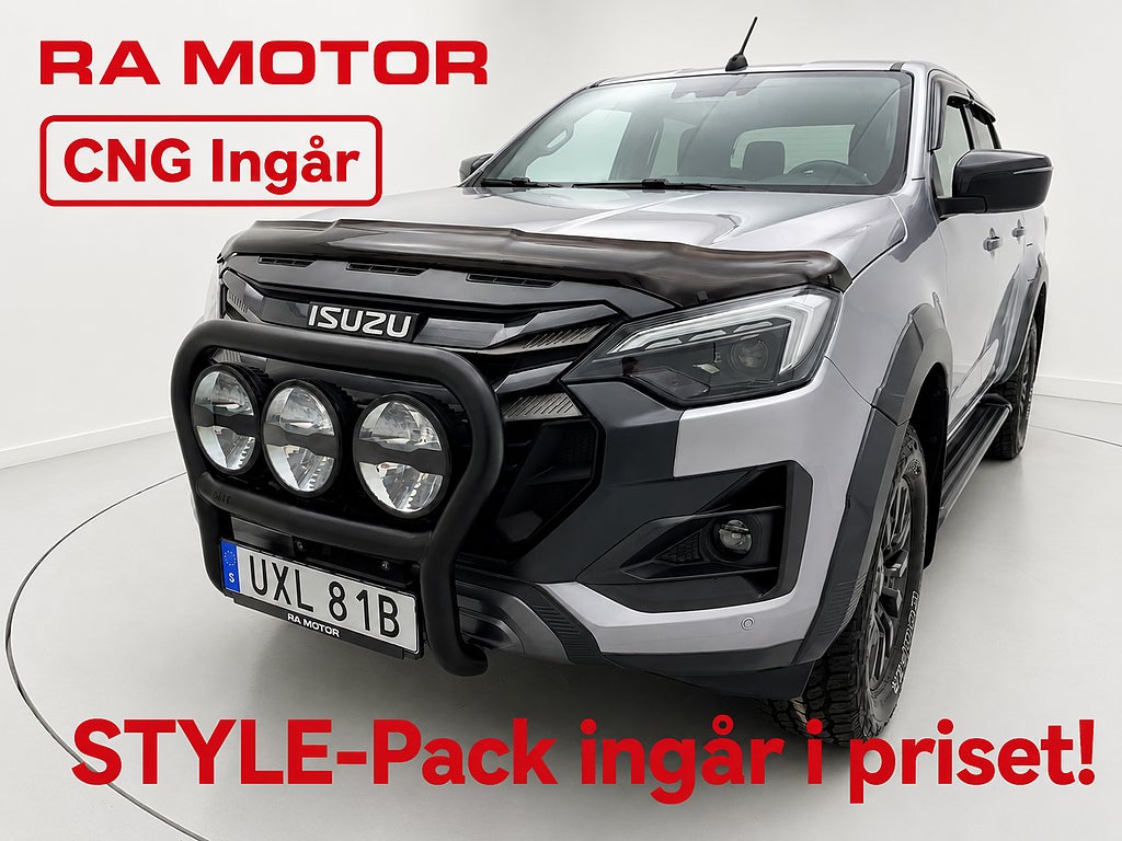 Isuzu D-max XRX *NYA MODELLEN* DC 2.2 CNG 4WD | Stylepack | Demo