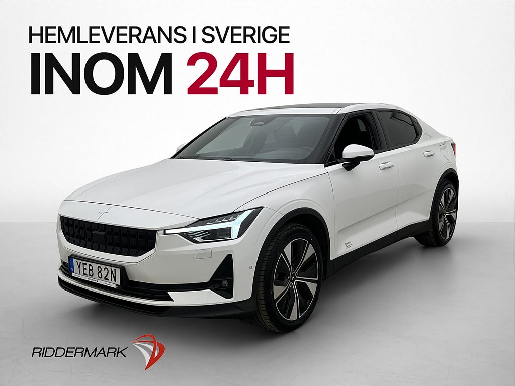 Polestar 2 Long Range Dual Motor 408hk Pano H/K 360° CarPlay