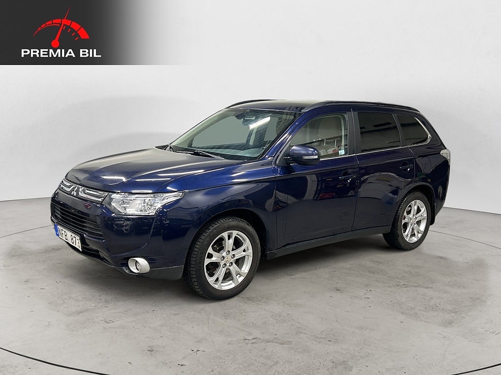 Mitsubishi Outlander 2.2 Di-D 4WD 7-sits Business Skinn Elstolar 