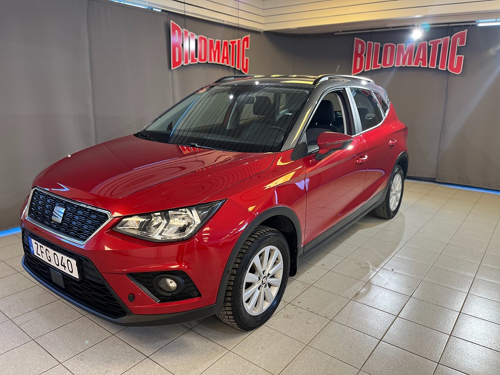Seat Arona 1.0 TSI 95HK Parkering sensorer V-Hjul Ny servad M-Värm