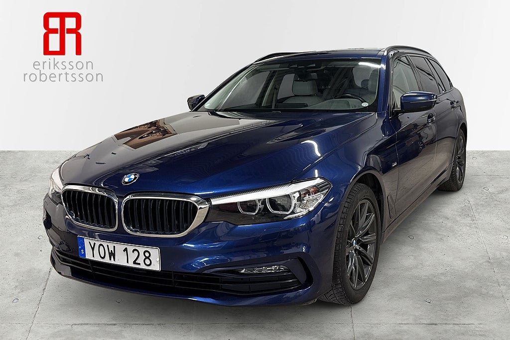 BMW 520d xDrive Touring Automat Värmare Kamera GPS Dragkrok