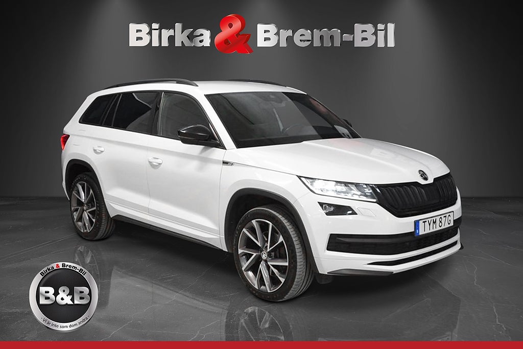 Skoda Kodiaq 7-sits 2.0 TSI 4x4 Sportline, drag, värmare, 190hk