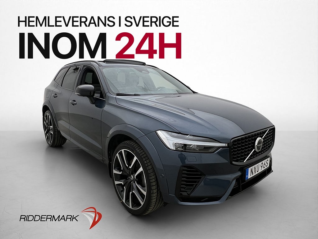 Volvo XC60 T6 AWD R-Desig Pano H/K HUD 360° Dragkrok MOMS