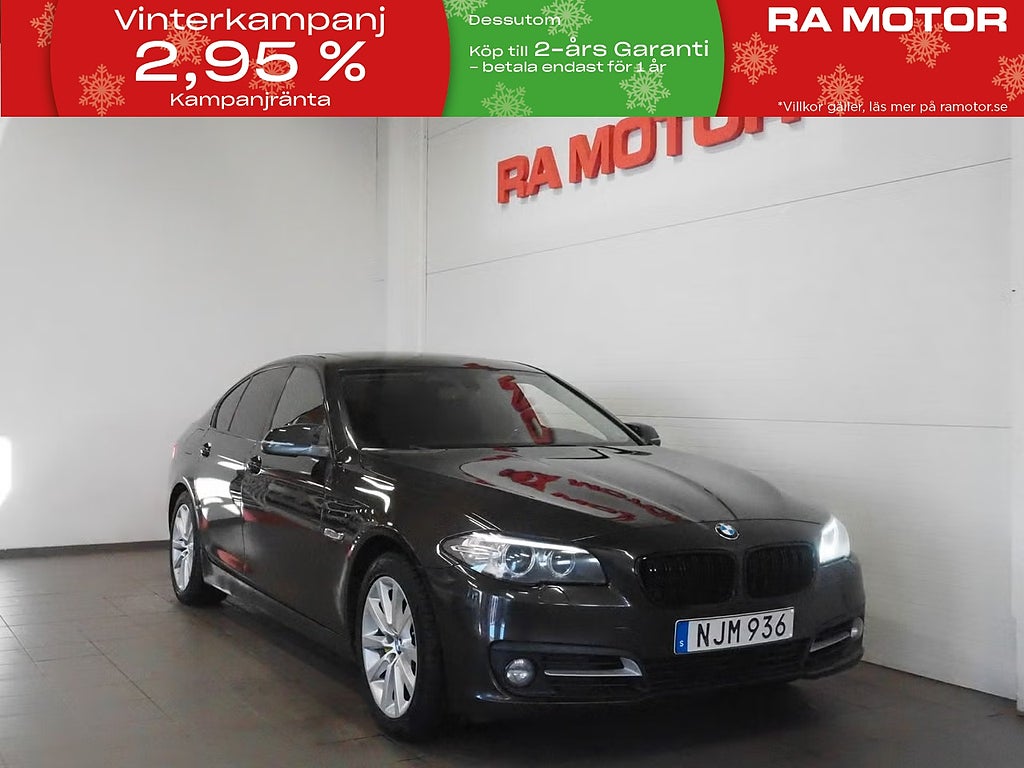 BMW 530 d xDrive Sedan Navi Taklucka H/K D-Värm Drag Skinn 2016