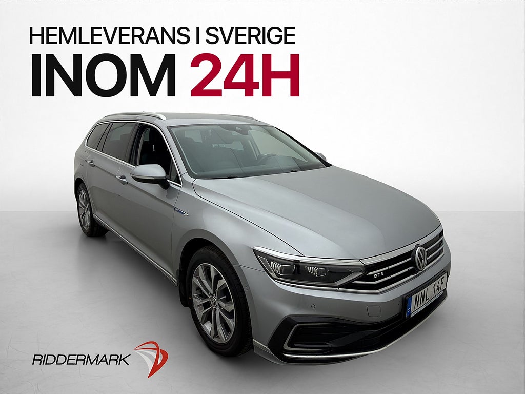 Volkswagen Passat GTE 218hk Cockpit P-Värm Kamera Drag MOMS