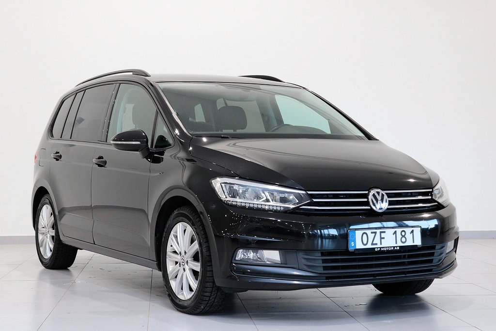 Volkswagen Touran 1.6 TDI 7-sits LED Värmare Drag 110hk