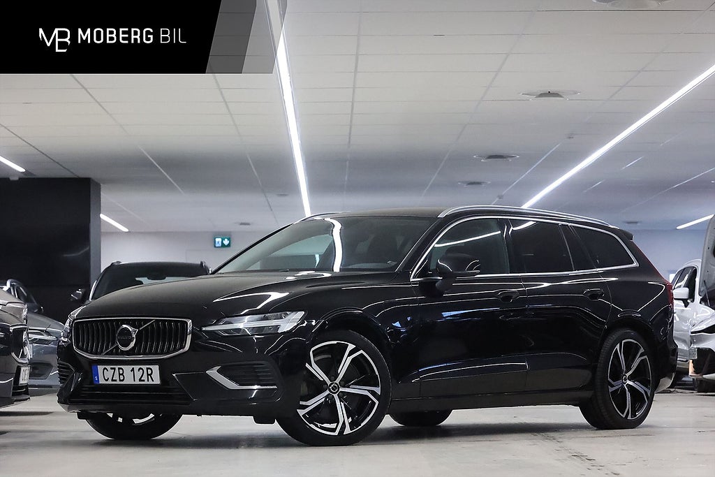 Volvo V60 Recharge T6 AWD 350hk Core H/K Läder Keyless Navi Drag