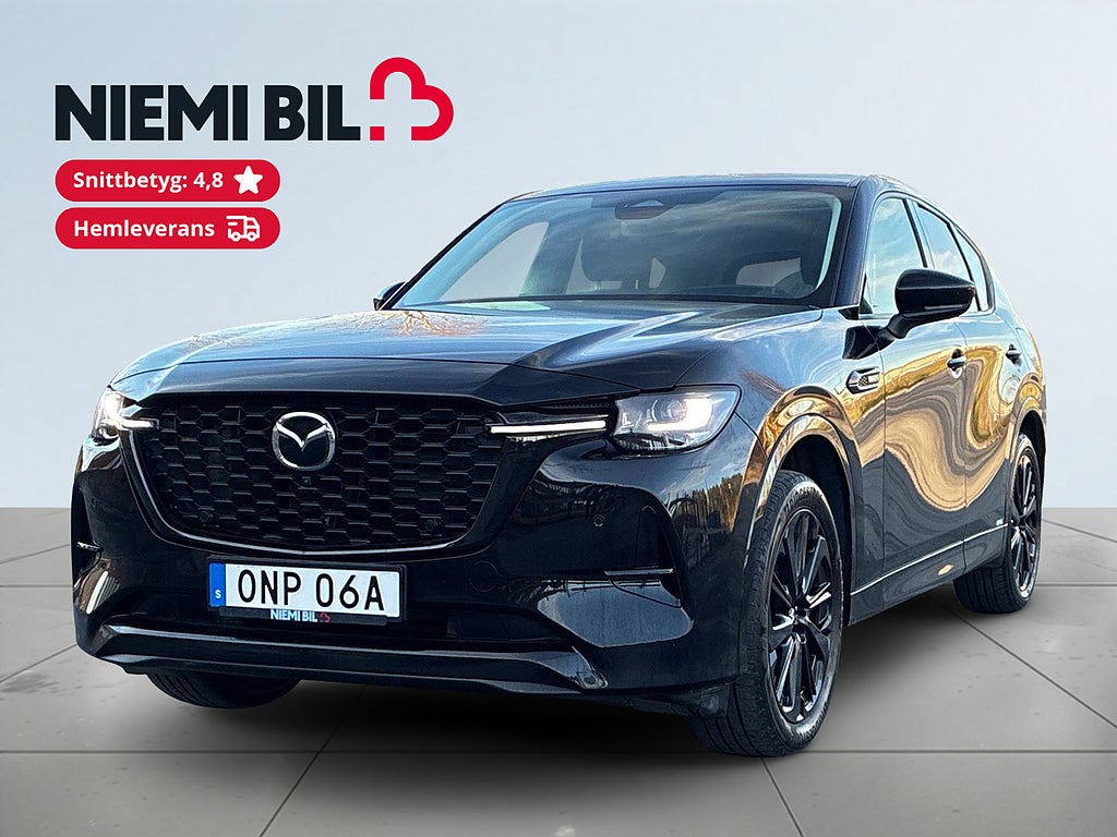 Mazda CX-60 Homura PHEV/BOSE/360°/HuD/10års-garanti/Sov-däck/Pano