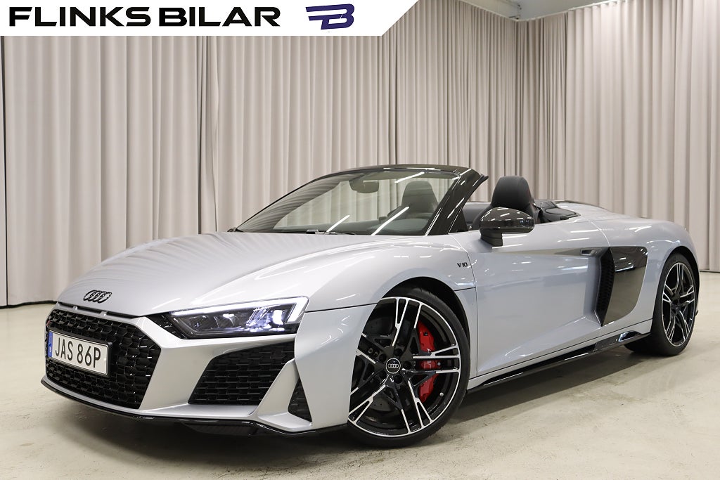Audi R8 Spyder V10 Performance 620HK Svensksåld  154Mil Moms