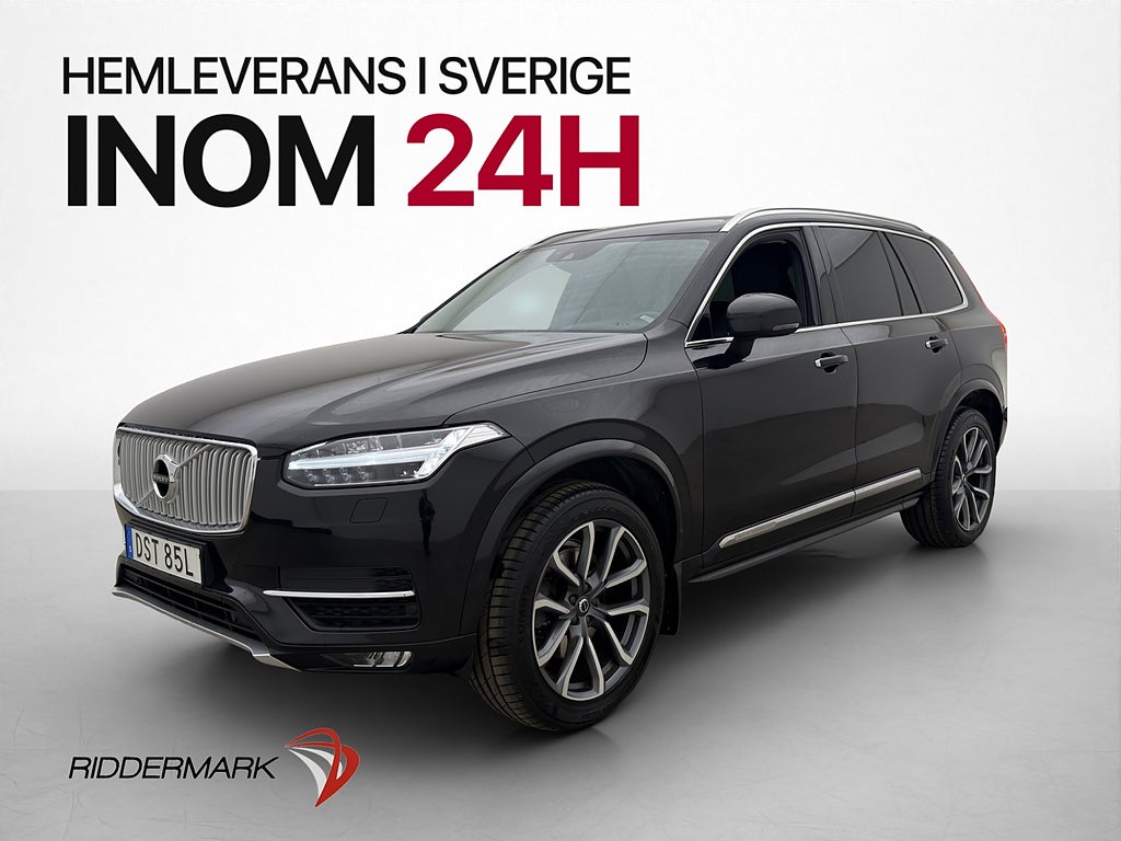 Volvo XC90 T5 AWD 7-Sits Inscription Skinn Kamera Värmare