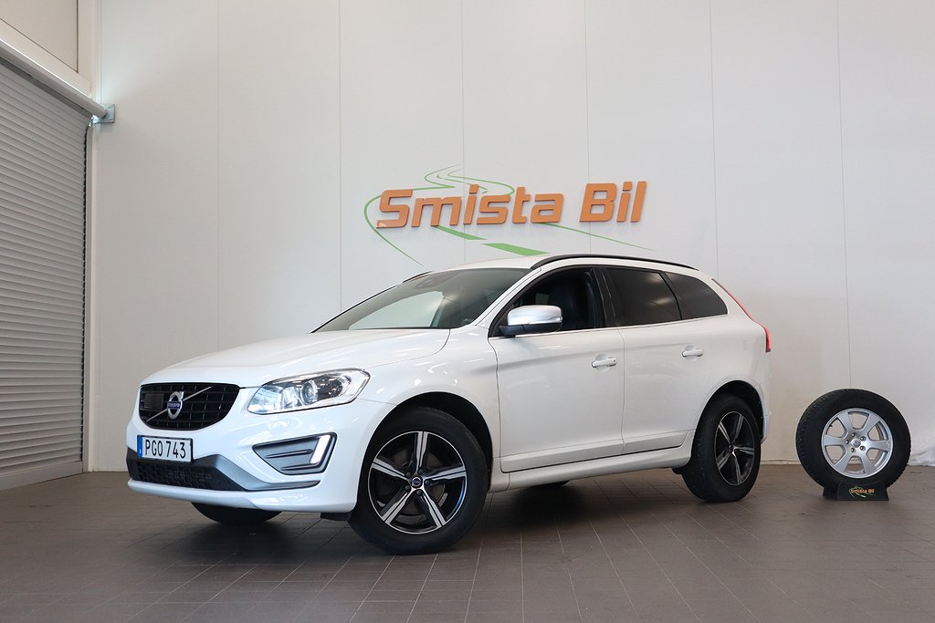 Volvo XC60 D4 AWD R-Design 1 ÄGARE VÄRMARE ACC BLIS VoC 190hk