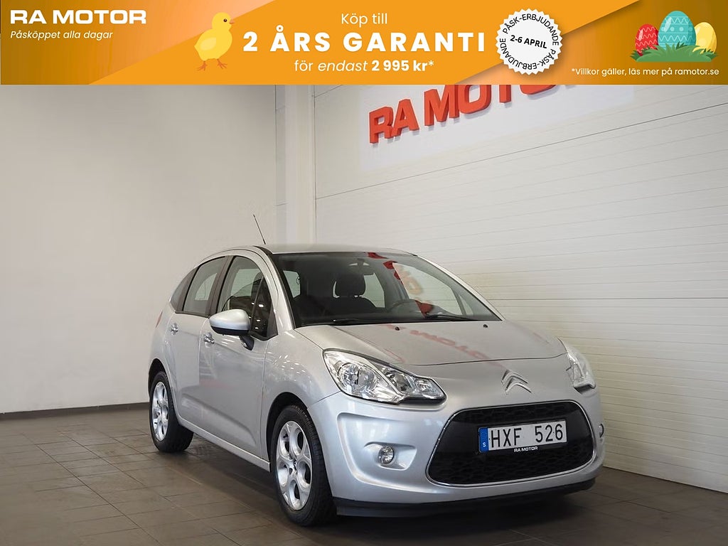 Citroën C3 1.2 VTi 82hk Motorvärmare P-Sensorer Kamrem bytt 2013
