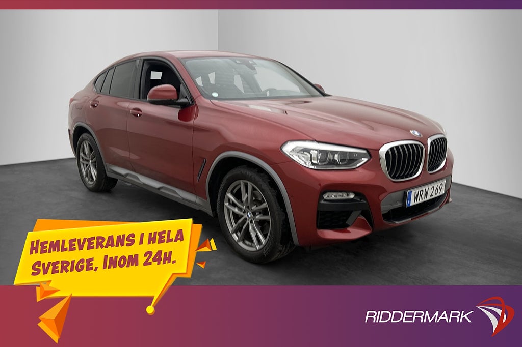 BMW X4 XDrive20i 184hk M Sport X Värmare Navi Kamera HiFi
