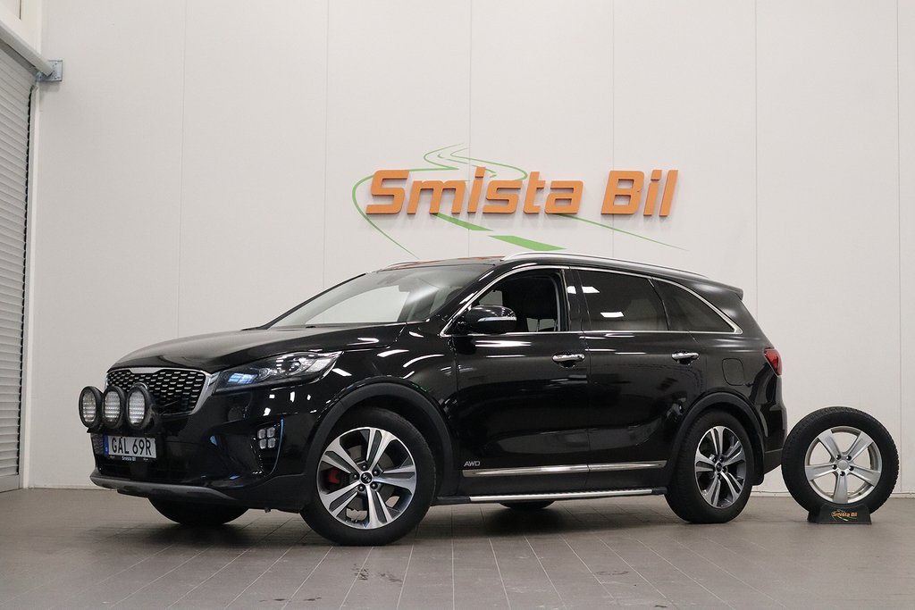 Kia Sorento CRDi AWD GT-Line 7-sits PANO D-VÄRMARE DRAG 200hk