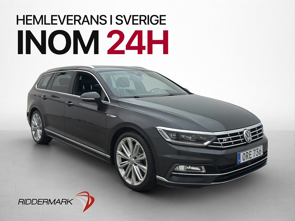 Volkswagen Passat GTR 280hk R-Line Dynaudio Skinn 360° Drag