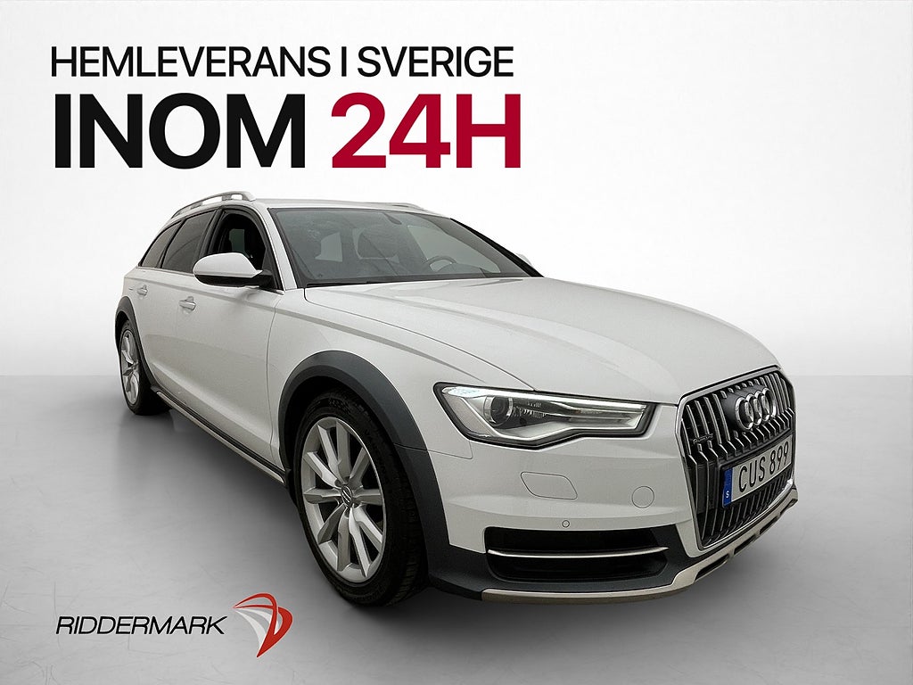 Audi A6 Allroad 3.0 TDI 218hk Sport Värmare Kamera Drag