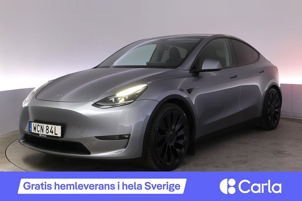 Tesla Model Y Performance Autopilot Panorama Drag