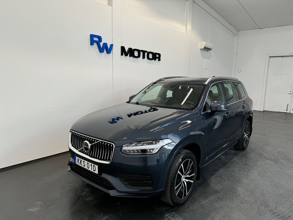 Volvo XC90 B5 AWD 250hk VOC P-värm B-kam Drag Navi Skinn