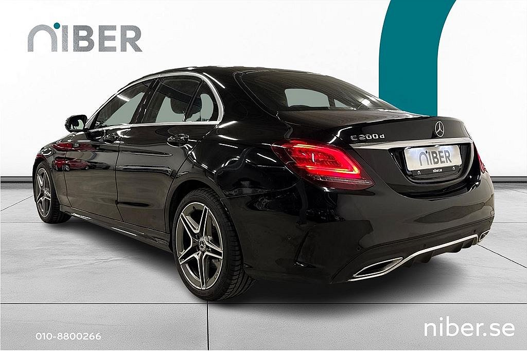Mercedes-Benz C 200d AMG, Adv. paket, Bränslevärmare, Sportstolar, Navi, Kamera
